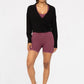 Ballet Chic Ribbed Wrap Top