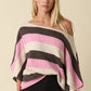 Katie Stripe Dolman Knit Top