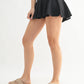 Crossover Waist Circle Skort