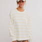 FP Movement PRINTED HUSTLE LAYER / AWNING STRIPE IVORY