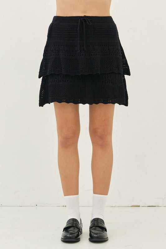 Ivy black skirt