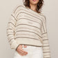 Z SUPPLY Darby Stripe Sweater Sandstone
