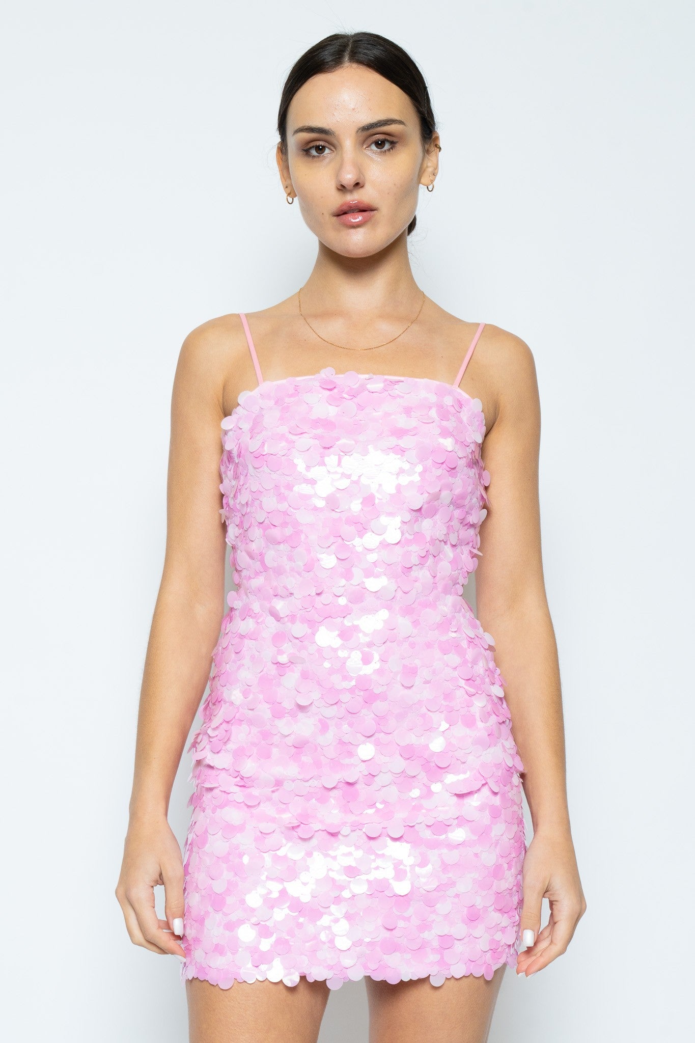 Fiona Pink Mini Dress