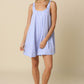Andrea Gingham Swing Mini Dress Blue
