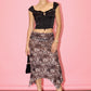 Barbara Leopard Mesh Skirt
