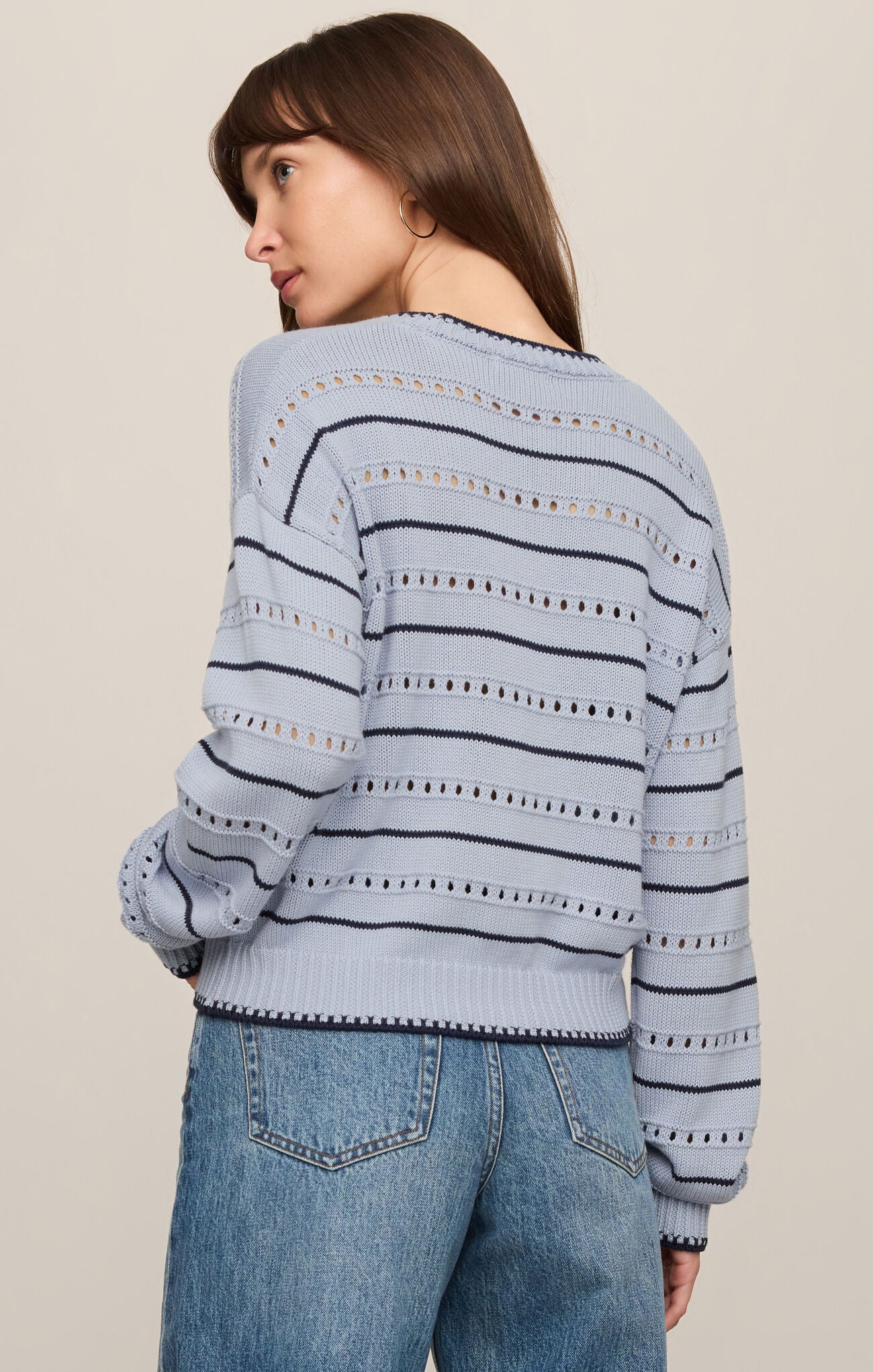 Z SUPPLY Darby Stripe Sweater Skyline