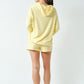 Brushed Lounge Hoodie Yellow