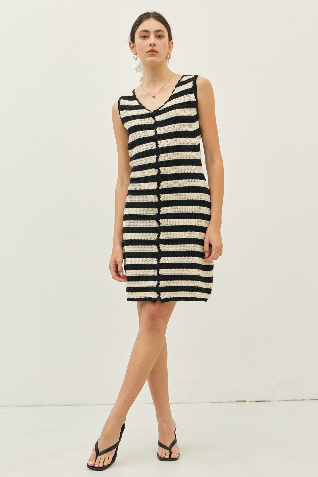 Isla striped dress