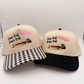 Suns Out Buns Out - Hat Black and Cream