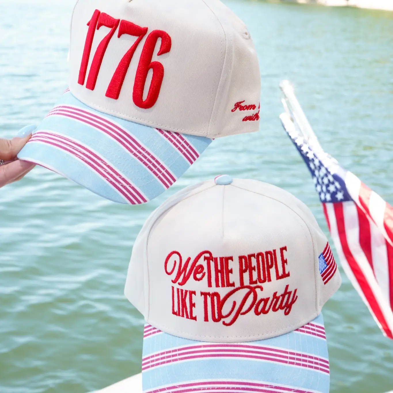 We the People Like To Party - Americana Stripe Hat