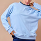 Dana Blue Mockneck