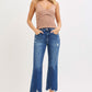 Risen Distressed Hem Jeans Size 13