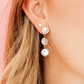 Libby 3 Pearl Earrings