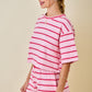 Diana Pink and White Set Top