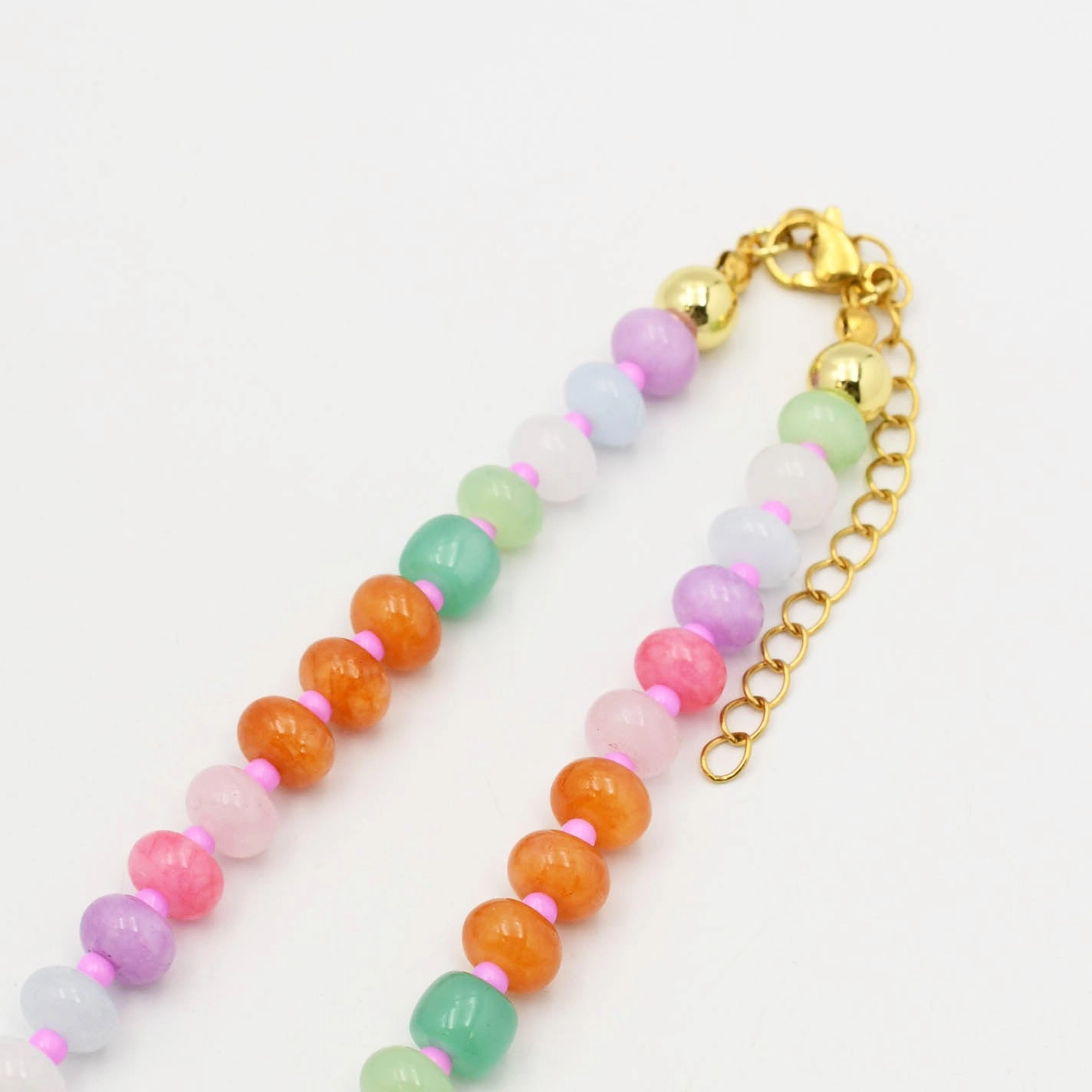 Pastel beaded bracelet