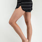 Modal Scuba Stripe Tulip Short Black