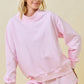 Daisy Pink Mockneck