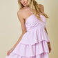 Dallas Lilac Pink Stripe Dress