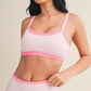 Kora Pink Layered Sports Bra