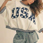 4th of July Letter Top