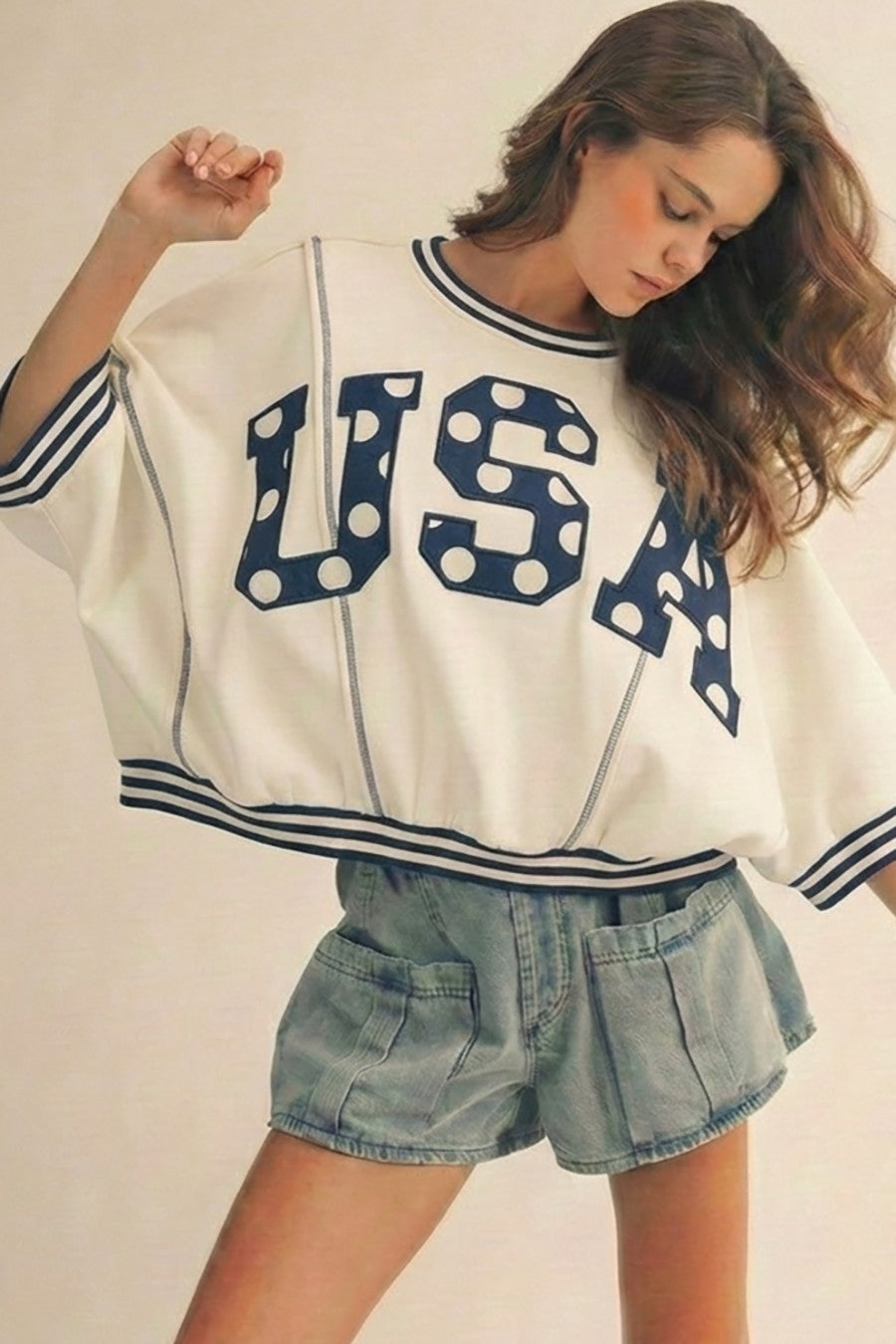 4th of July Letter Top