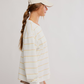 FP Movement PRINTED HUSTLE LAYER / AWNING STRIPE IVORY
