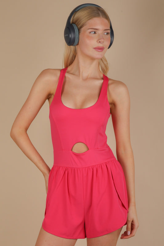 Jess Pink Romper