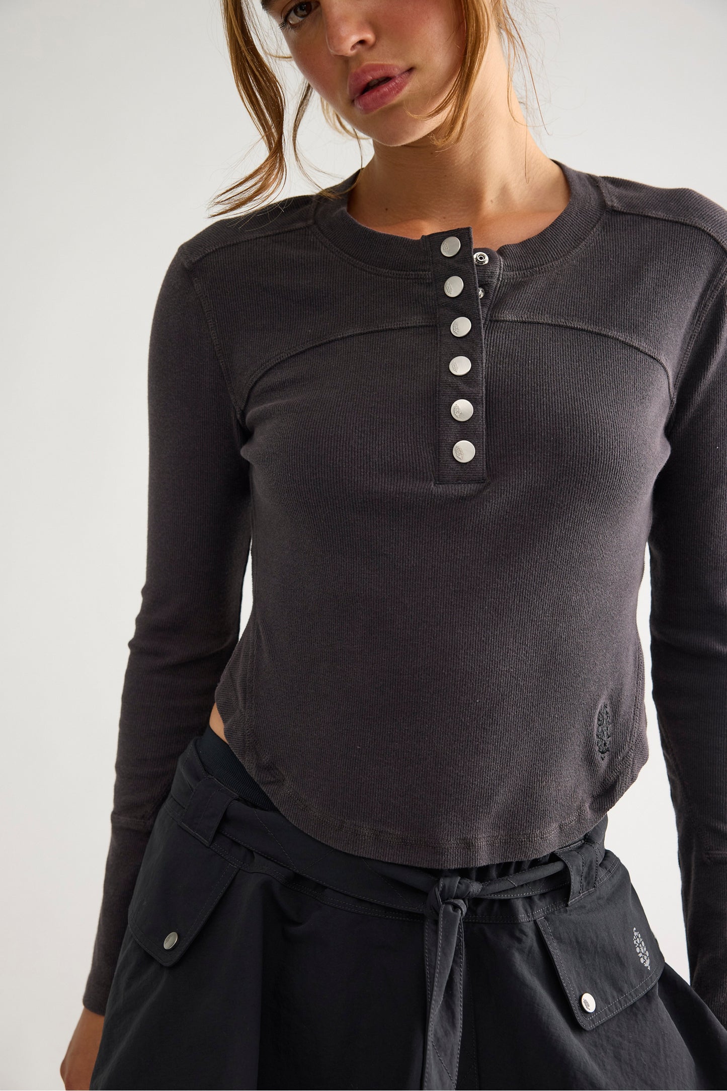 COOL DOWN CREW SOLID / BLACK