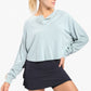 Micro-perforated Ruffle Back Active Skort