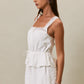 Lainey White Lace Trim Romper