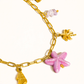 Anya 18K Gold Non-Tarnish Starts and Palm Charm Necklace