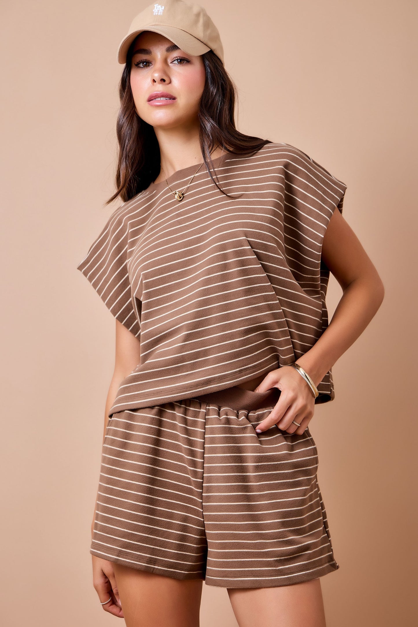 Demi Mocha and Tan Set Bottoms