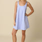 Andrea Gingham Swing Mini Dress Blue