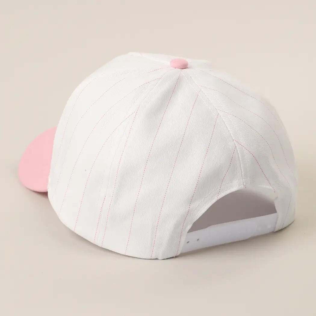 Lobster Embroidered Patch Seersucker Brim Trucker Hat