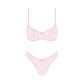 Seaside Picnic Pink Bikini Top