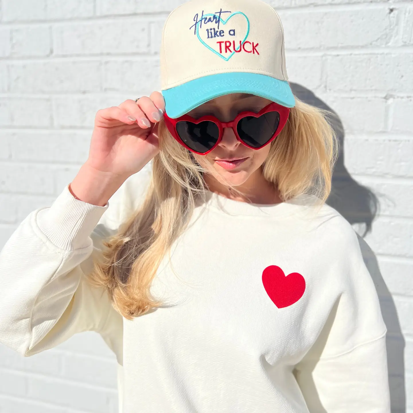 Heart Like A Truck Vintage Trucker Hat