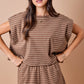 Demi Mocha and Tan Set Top