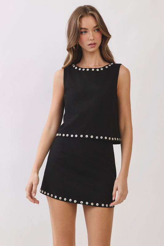 Tina Black Set Top