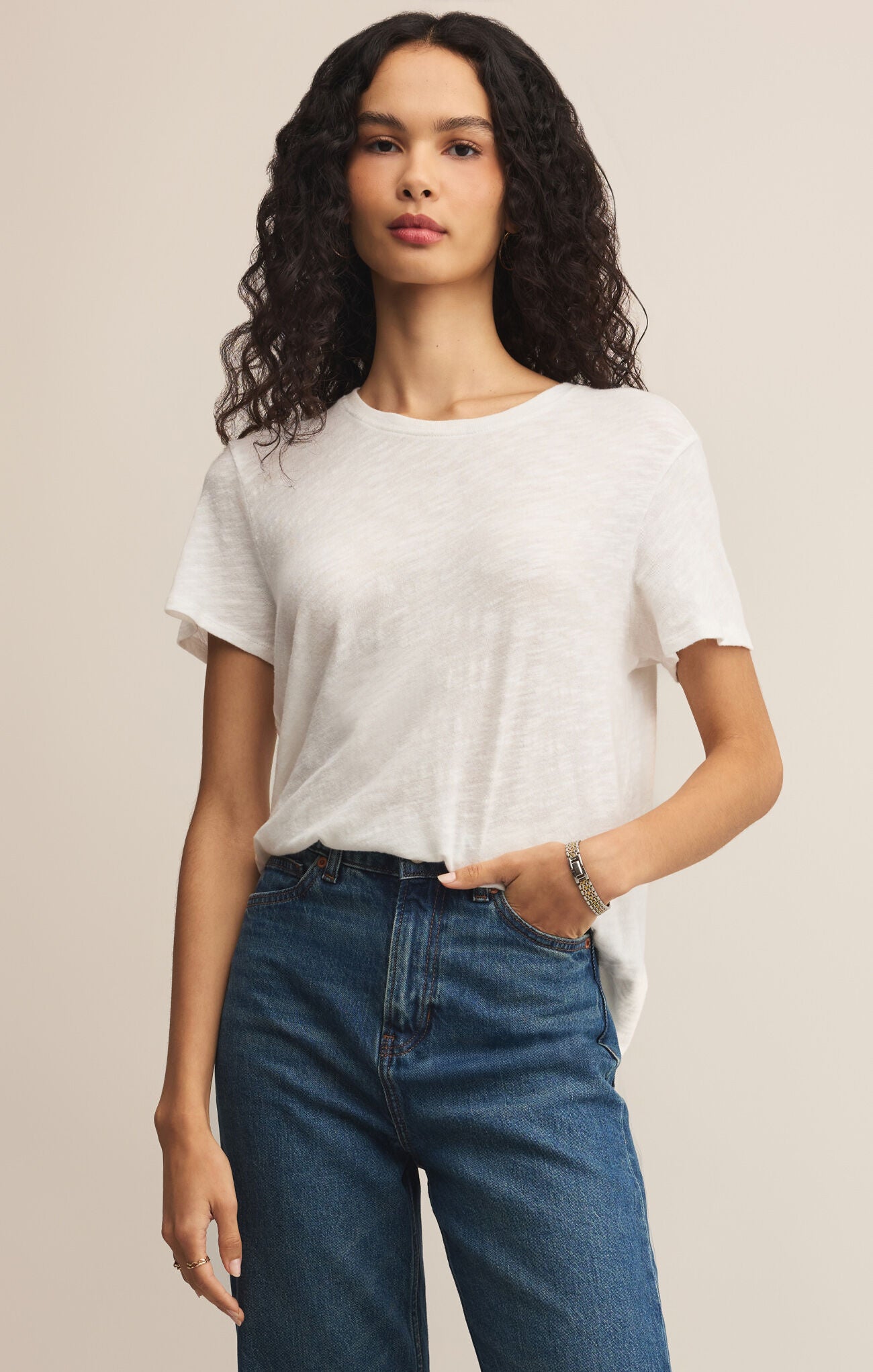 Z SUPPLY FOUNDATION SLUB TEE White