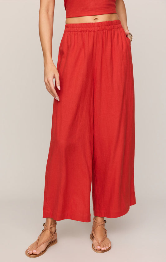 Z SUPPLY Scout Linen Pant Chili Pepper