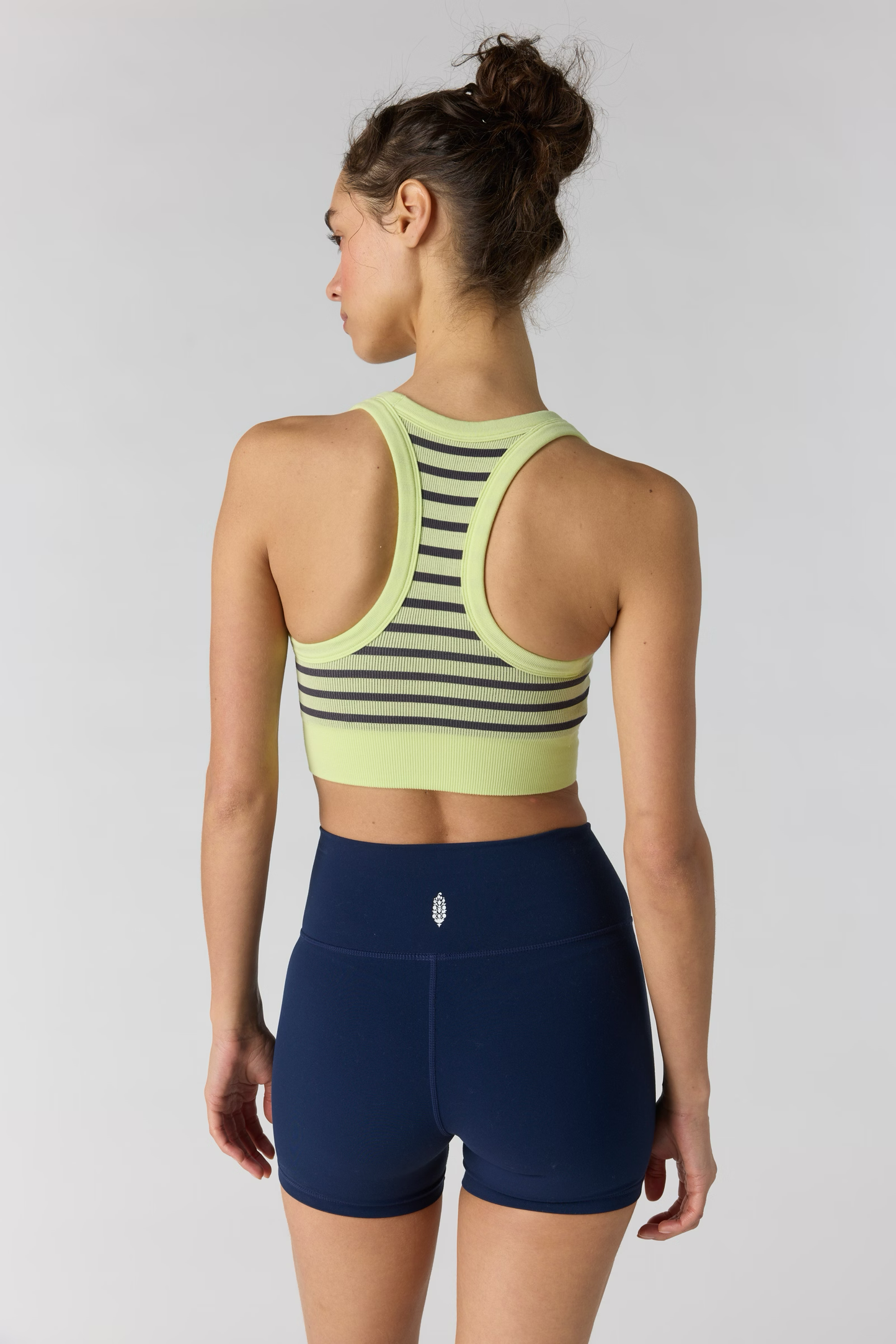 GO TO STRIPE BRA / VAPOR LIME / MARS