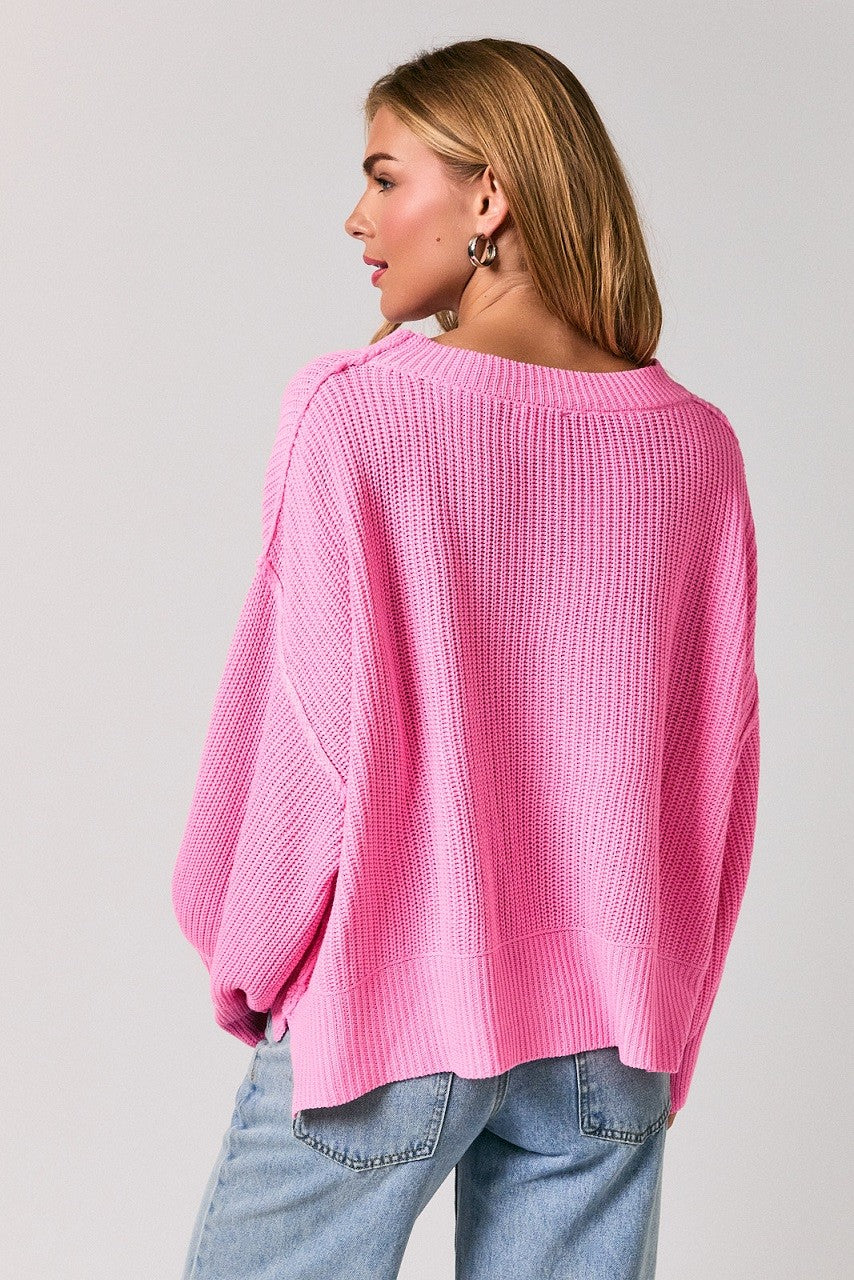 Laura Pullover Sweater Pink