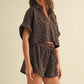 Kate Leopard Short Sleeve Set