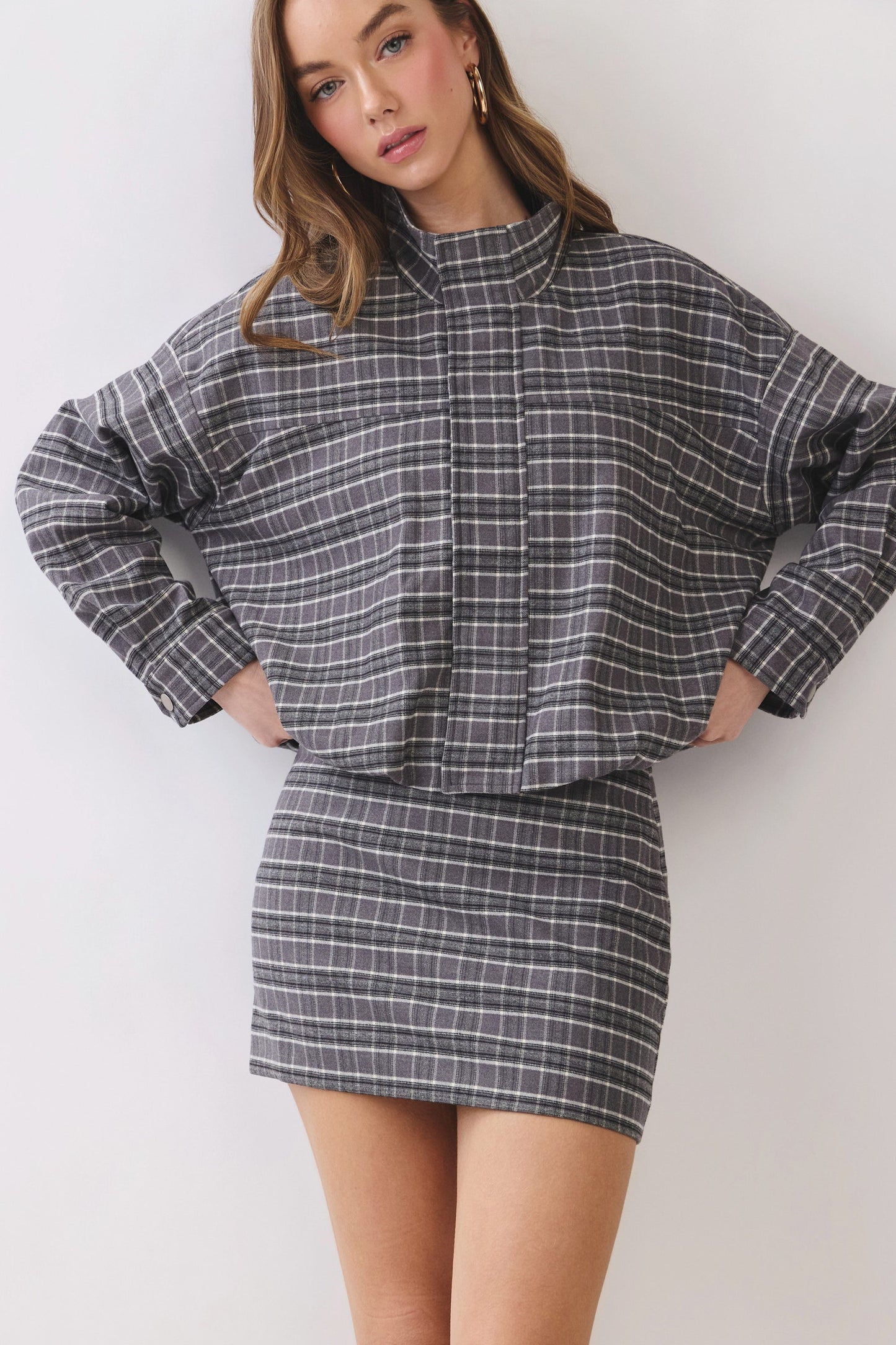 Tila Grey Set Skirt