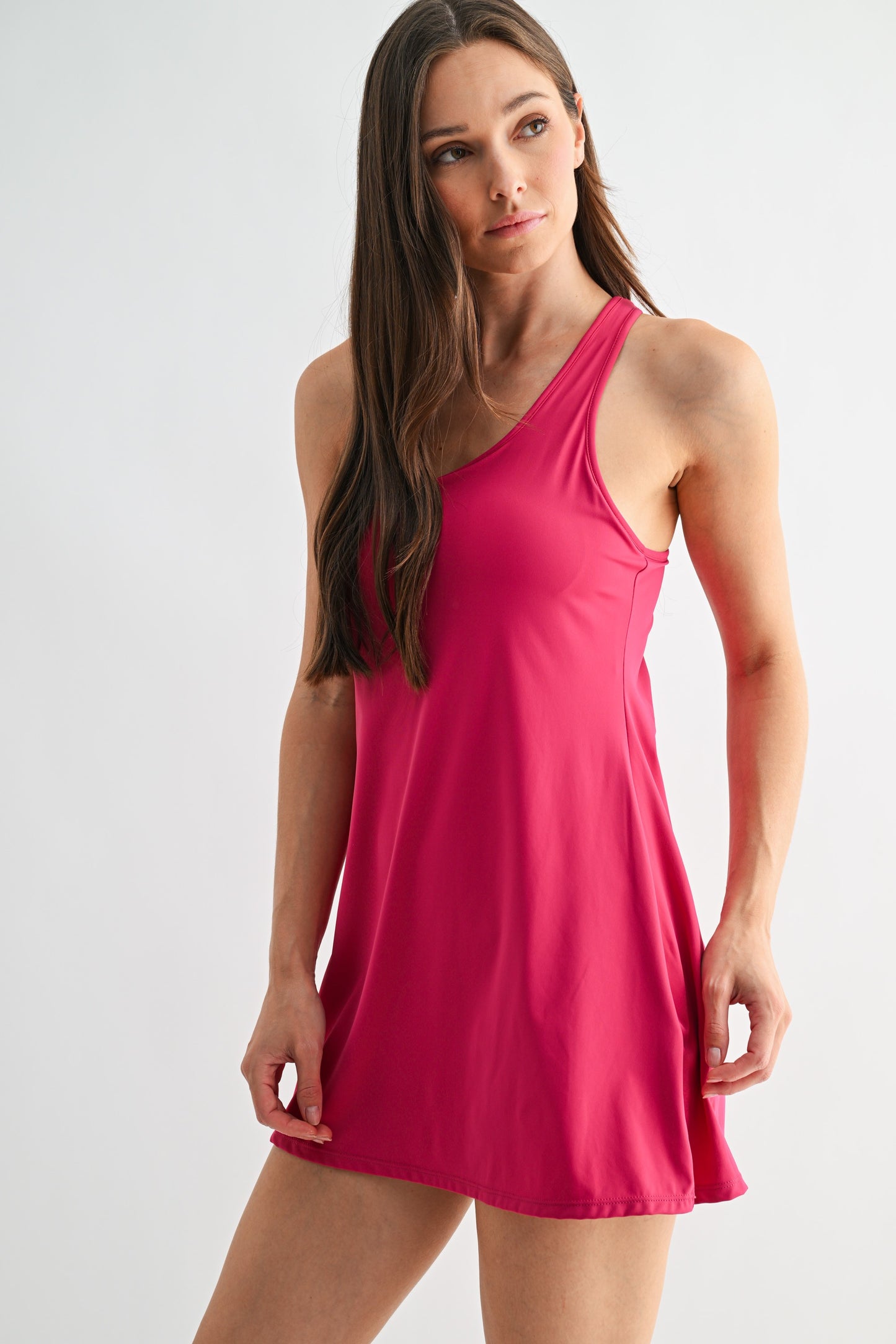 Flow Twist Active Dress Pink