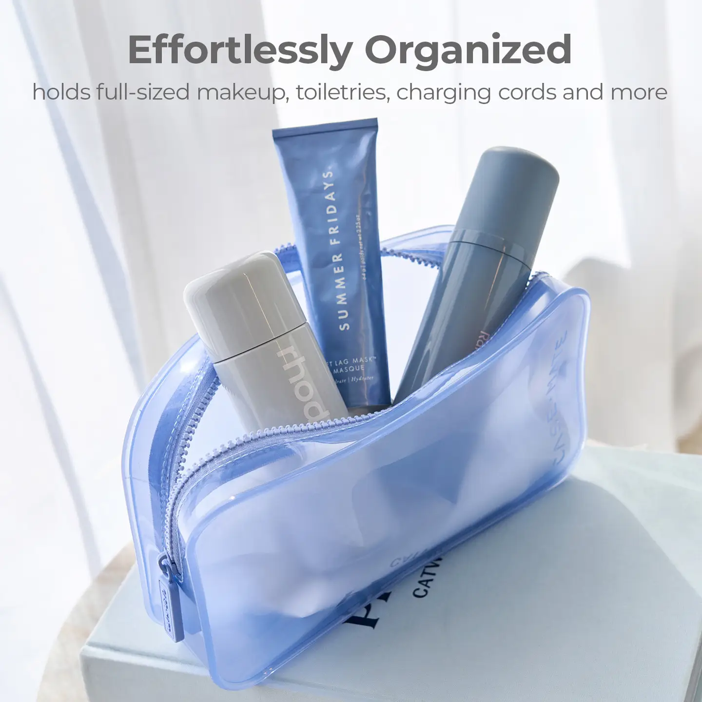 Case-Mate Jelly Makeup Bag Carolina Blue