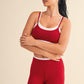 Layered Bra Top Cherry
