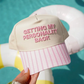 Getting My Personality Back - Pink Stripe Trucker Hat