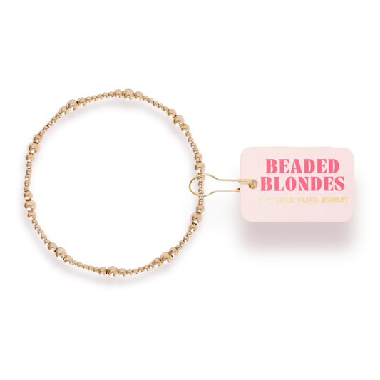 Dainty Sutton Bracelet in Gold Standard 6.75 Inch
