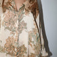 Beatrice Paisley Button Down Blouse